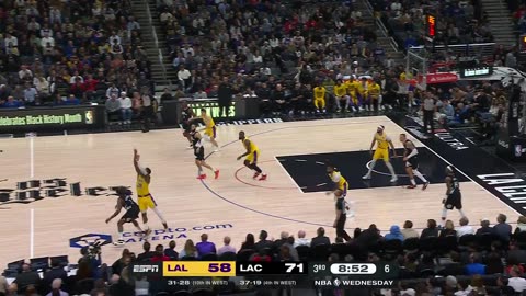 NBA - Rui with the hands, AR with the slam 💪 Lakers-Clippers