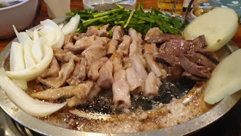 [KOREA FOOD] Gopchang grilled beef intestines