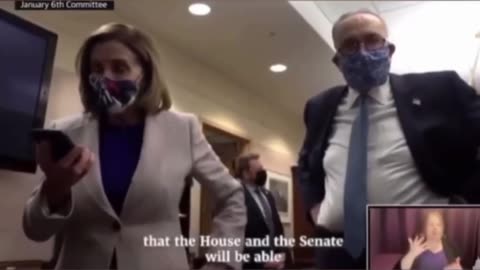 Jan 6th - Scheming Deep-Stater Nancy Pelosi with Fellow Corrupt CNN