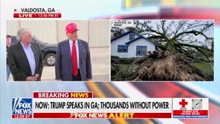 President Trump Visits Valdosta, Georgia to Deliver Relief to Victims of Hurricane Helene