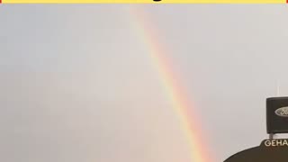 Rainbow Appears At NFL Kickoff As Game Is Delayed