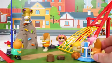 Bluey and Friends Build a Community Playground!