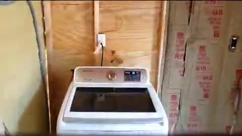 Insulation Installation - Laundry Room Project