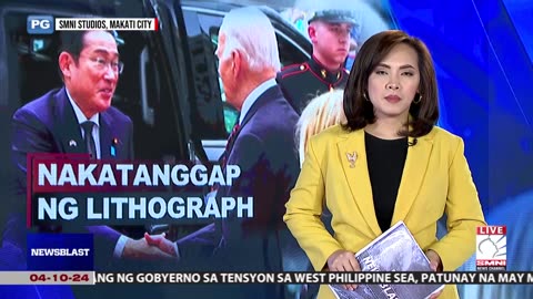 Presidente ng Estados Unidos, nagbigay ng 'Lithograph' sa Prime Minister ng Japan