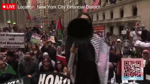 ALERT: Radical Palestinians and ANTIFA Protest Israel in New York City