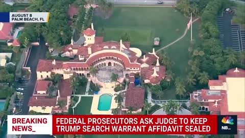 Federal Prosecutors Ask To Keep Trump Search Warrant Affidavit Sealed