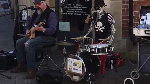 Drum Playing Skeleton