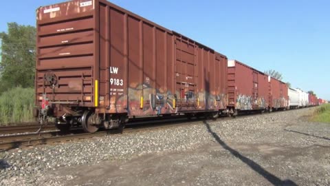 NS 1070 Wabash Heritage Loco In the Mojave Desert Pt.1