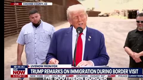 Trump Live At The Border