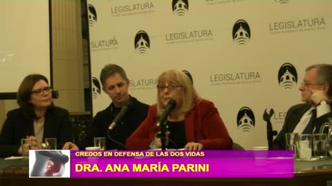 TLV1 Credos en defensa de las dos vidas Dra Ana María Parini 1080p 30fps H264 128kbit AAC