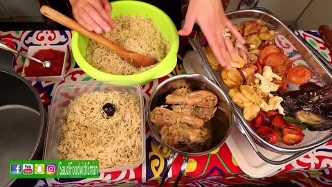 Maqlooba_ Saudi Rice Dish Recipe _ اسرارالمقلوبه السعوديه _ وصفة رز