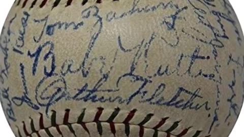 The Finest 1930 NY Yankees Team Signed Baseball Babe Ruth - Autographed Baseballs