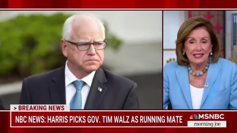 PELOSI CLAIMS TIM WALZ ISN'T A LEFTIST