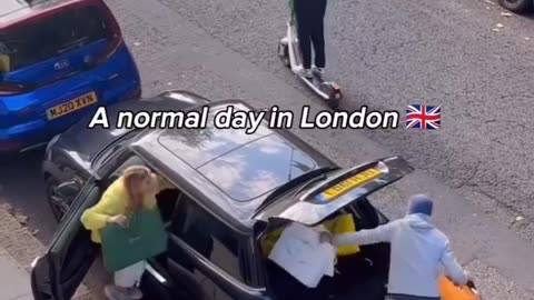 This is a clip from London, situation is worsening day by day