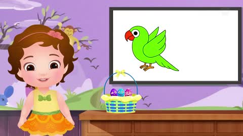 HowtoDrawaParrotDrawingwithChuChuChuChuTVDrawingforKidsEasyStepbyStepp2