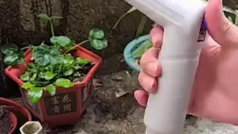 Water pressure tool watering your garden plants