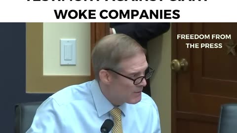 "BLATANT COLLUSION" - Jim Jordan Rails Against Woke ESG-Driven Companies