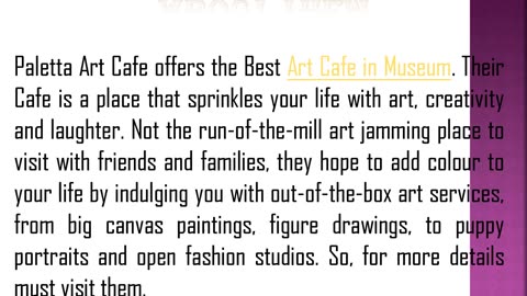 Want to get the Best Art classes for Children in Museum