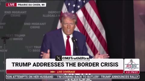 Trump on Illegal Aliens - You’re going to lose your Culture, you’re going to lose your country!”