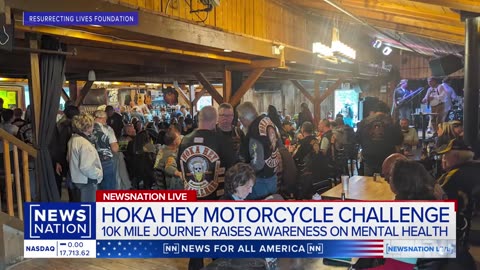 Veteran braves 10,000-mile Hoka Hey Motorcycle Challenge for good | NewsNation Live