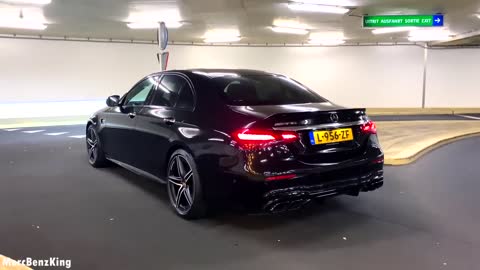 2022 Mercedes AMG E63 night drive E-Class full review interior exterior