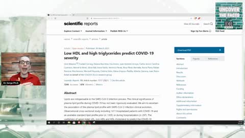 High triglycerides and low "good" cholesterol are markers of poor immunity.