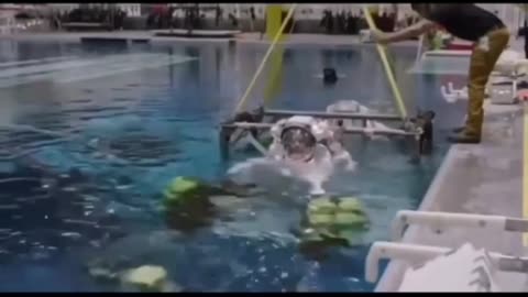 ISS FOOTAGE EXPOSED‼️ Most of the public have no idea that the ISS is located in an underwater neutral buoyancy lab in Houston Texas