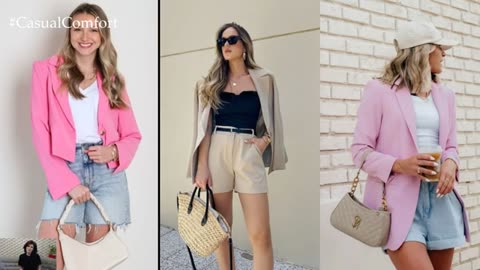 Chic Blazer and Shorts Outfit Ideas