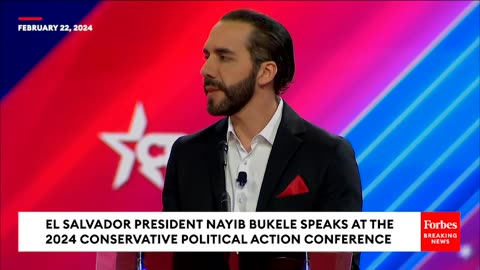 JUST IN: El Salvador President Nayib Bukele Warns Of 'Dark Forces' In Anti-Crime Speech At CPAC