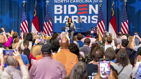 Harris slams Trump, Vance at North Carolina rally