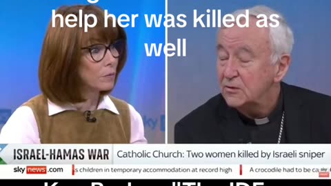 She's taken a back with his response. SKY NEWS-KAY BURLEY