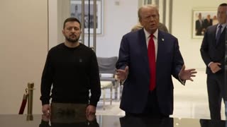 Donald Trump meets Zelensky in New York