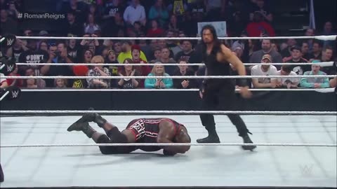 Roman Reigns destroys Mark Henry