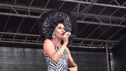 Truro Cornwall Gay LGBTQIA+ Pride 311st Aug 20224 pride 2024 Part 3 Vicky Vivacius Drag Queen