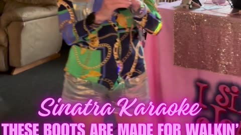 Sinatra Karaoke | These Boots Are Made for Walkin' Cover | I Sing With Jeannie Karaoke