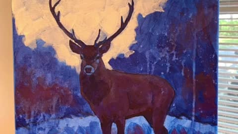 Majestic Elk Painting 🦌