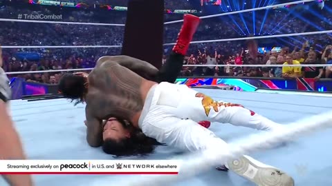 Reigns vs. Uso - Tribal Combat for Undisputed WWE Universal Championship: SummerSlam 2023 Highlights