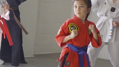 Beautiful Kid Has Beautiful Kicks - Awesome and Cute