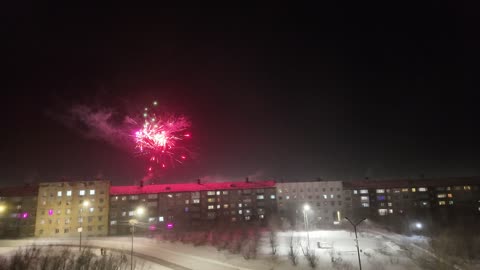 Fireworks in Vorkuta