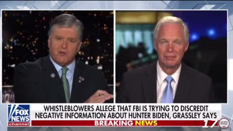 Ron Johnson says I do not trust Wray but we demand answers