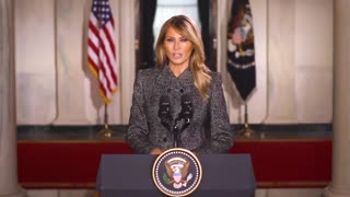 Melania Trump Posts "Farewell Message" As Liberals Melt Down