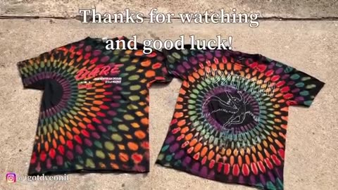 Tie dye Reverse Vortex