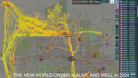 Again, MORE MORMONS & CHINESE PILOTS over US60 in Phoenix AZ on August 13th 2024