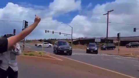 Maui residents gave Joe Biden a warm welcome to Hawaii today