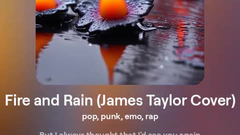 Fire and Rain (James Taylor Cover)