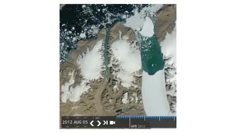 Tony Heller - Growth Of The Petermann Glacier