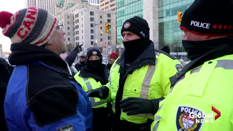 Trucker protest: Chuckwagon carrying diesel fuel turned away from protest site by Ottawa police