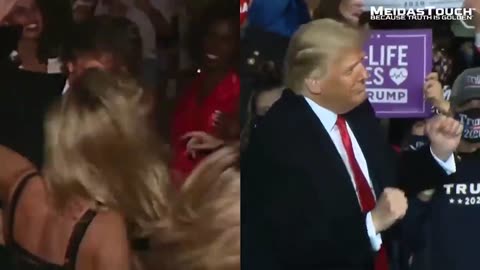 Trump makes his dance