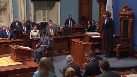 Discours de Gabriel Attal à l'Assemblée nationale du Québec le 11 avril 2024. #polqc #polfr