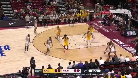 BRONNY JAMES LAKERS VS CAVALIERS NBA SUMMER LEAGUE